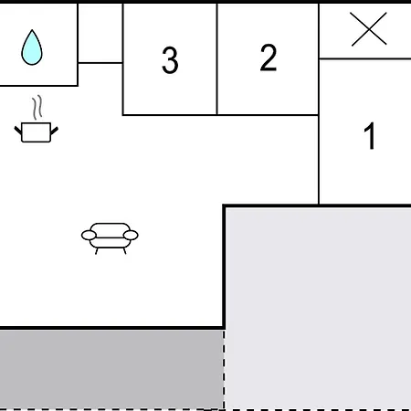 In With Kitchen Semesterbostad